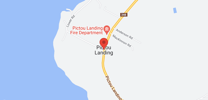 map of 6018 Pictou Landing Road